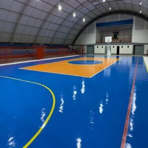 Pintura de quadra poliesportiva