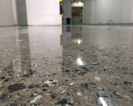 Piso de concreto polido